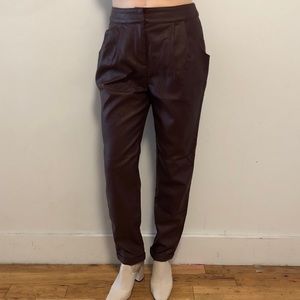 ASOS “leather” trousers